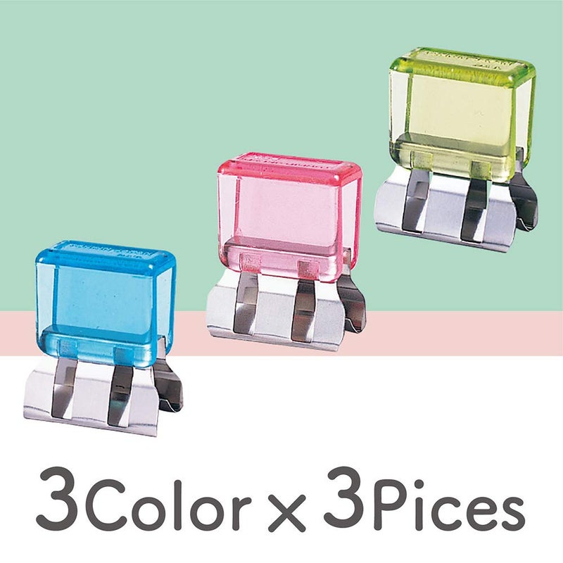 Carl Slide Clip Multipurpose Large Clip Paper Clip Bag Clip for Snack Bags and Food Bags Assorted Color 9pcs (MC-53) - Image 4